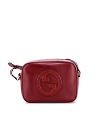 Pre-Owned Gucci Mini Blondie Camera Bag Leather