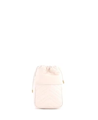 Pre-Owned Gucci Mini Gg Marmont Front Pocket Bucket Bag Matelasse Leather