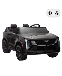 homfan 2-Seater Licensed luxury Suv Ride-On Truck, Remote Control, Spring Suspension, Led Lights, Music