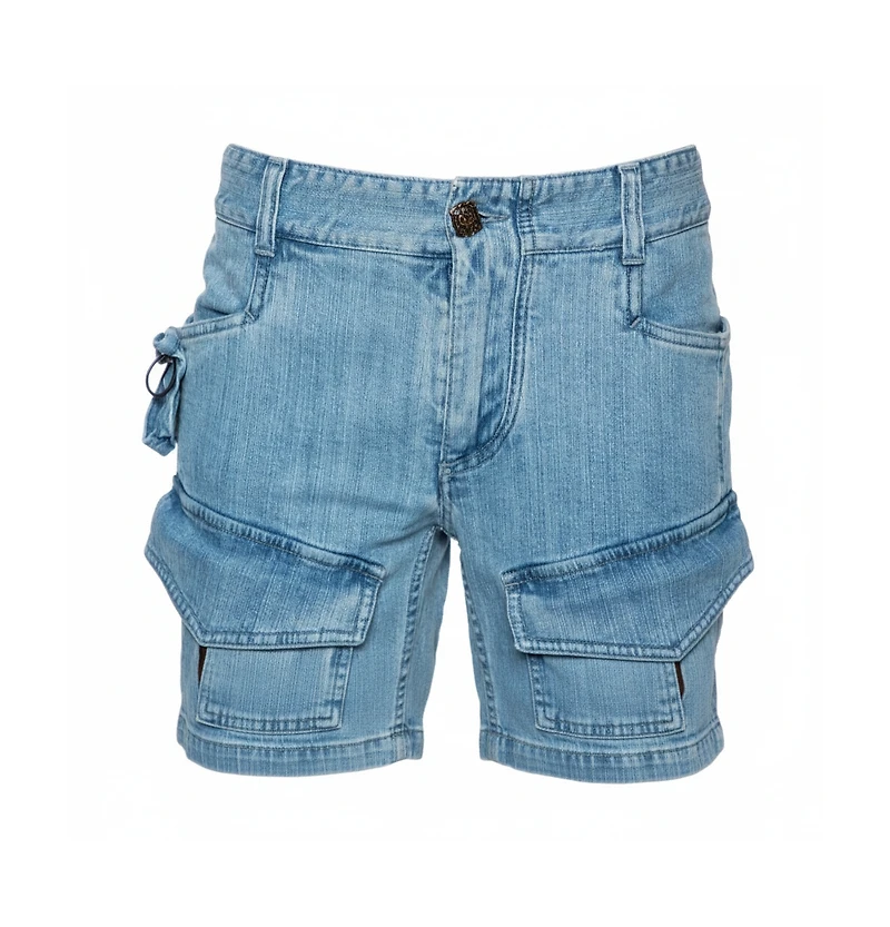 Pre-Owned Roberto Cavalli Men's Denim Cargo Jeans