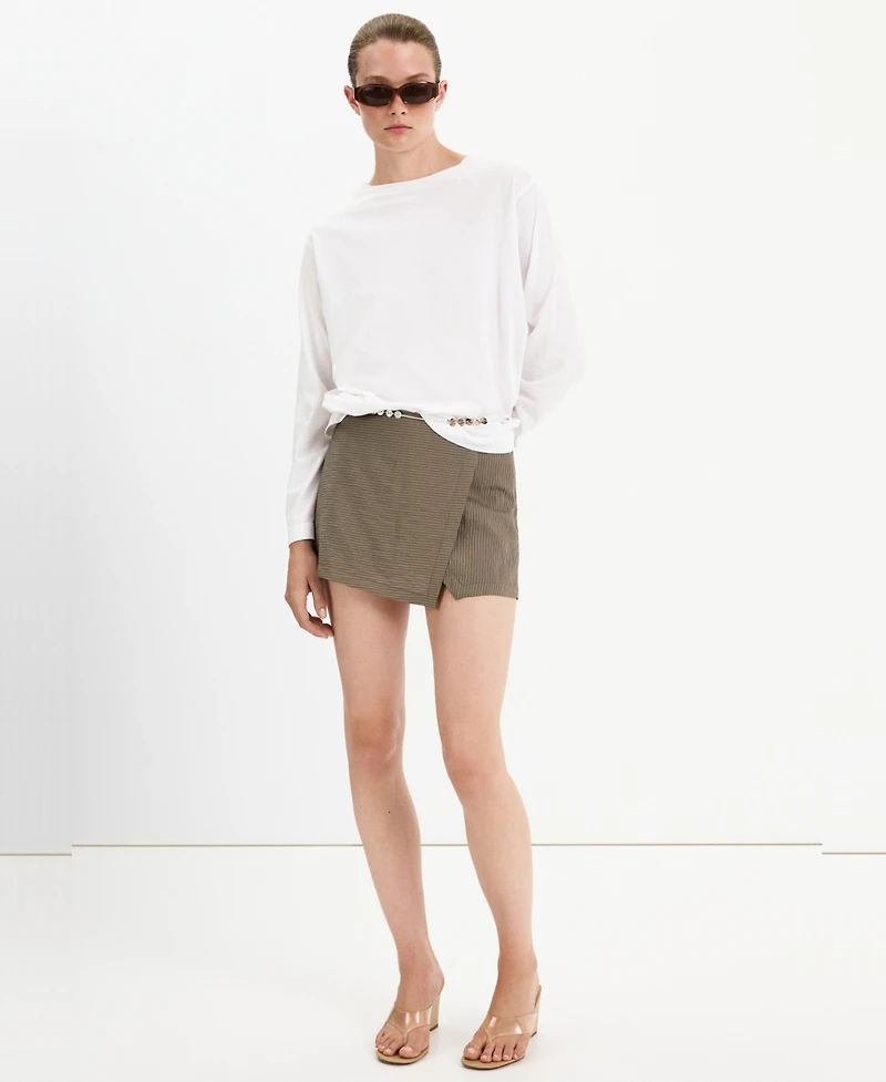 Mango Women's Lyocell Skort