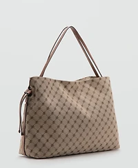 Mango Women's Jacquard Bucket Bag