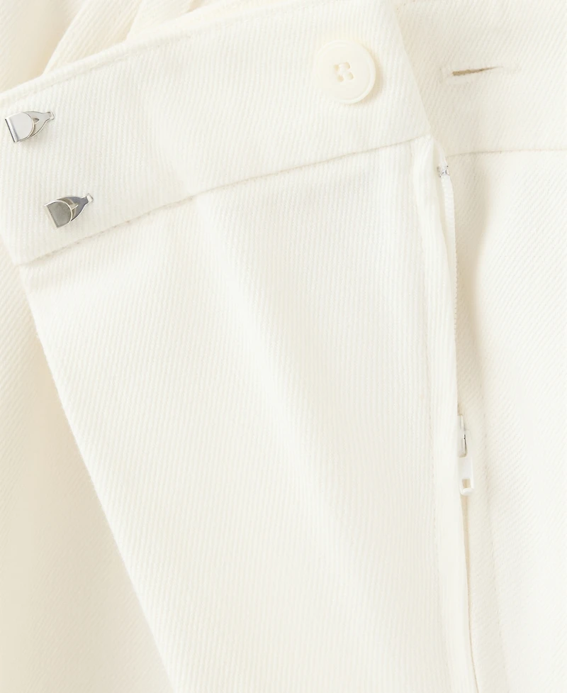 Mango Women's Asymmetrical Cotton Pants