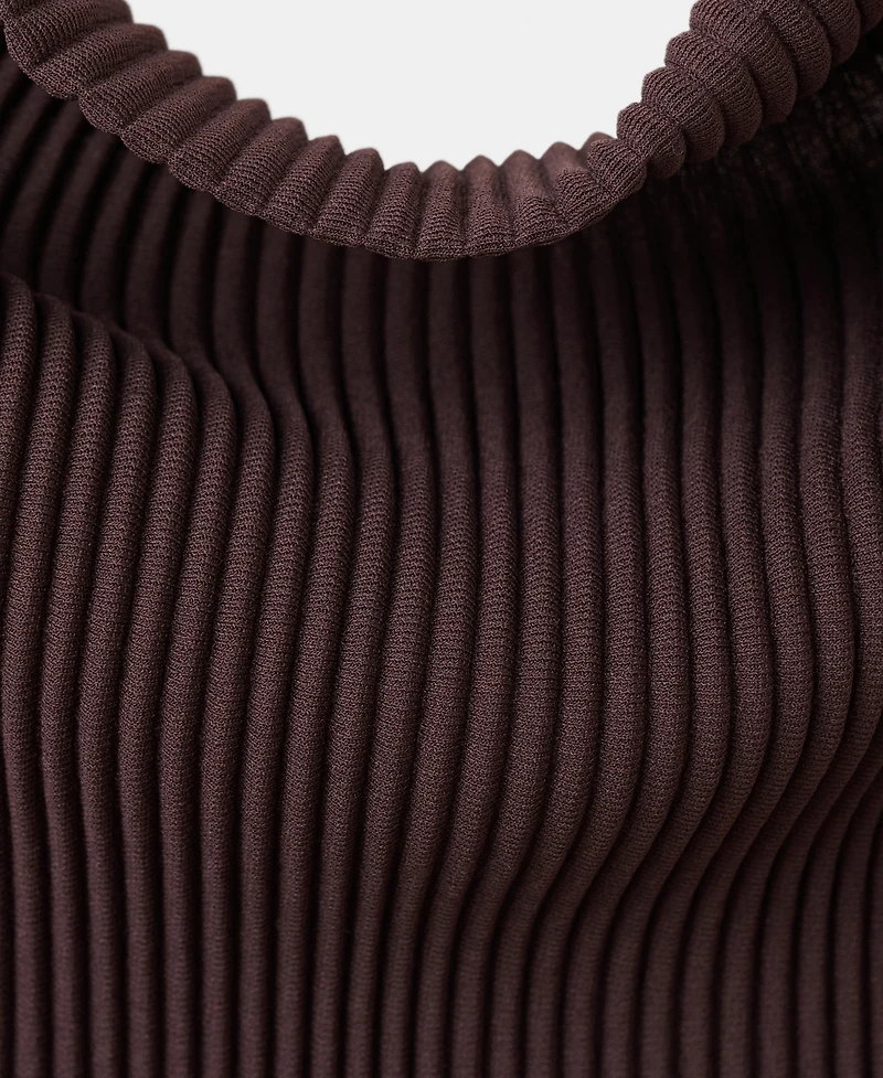Mango Women's Bead Detail At The Back Textured Top
