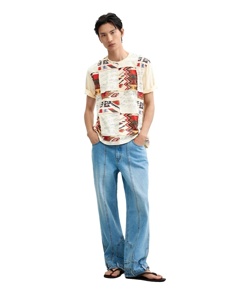 Desigual Men's Ethnic print T-shirt