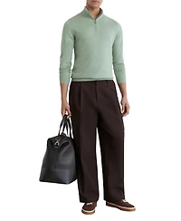 Reiss Men's Blackhall Merino Wool Half-Zip Funnel-Neck Jumper