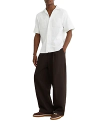 Reiss Men's Odessa Ribbed Cuban-Collar Shirt