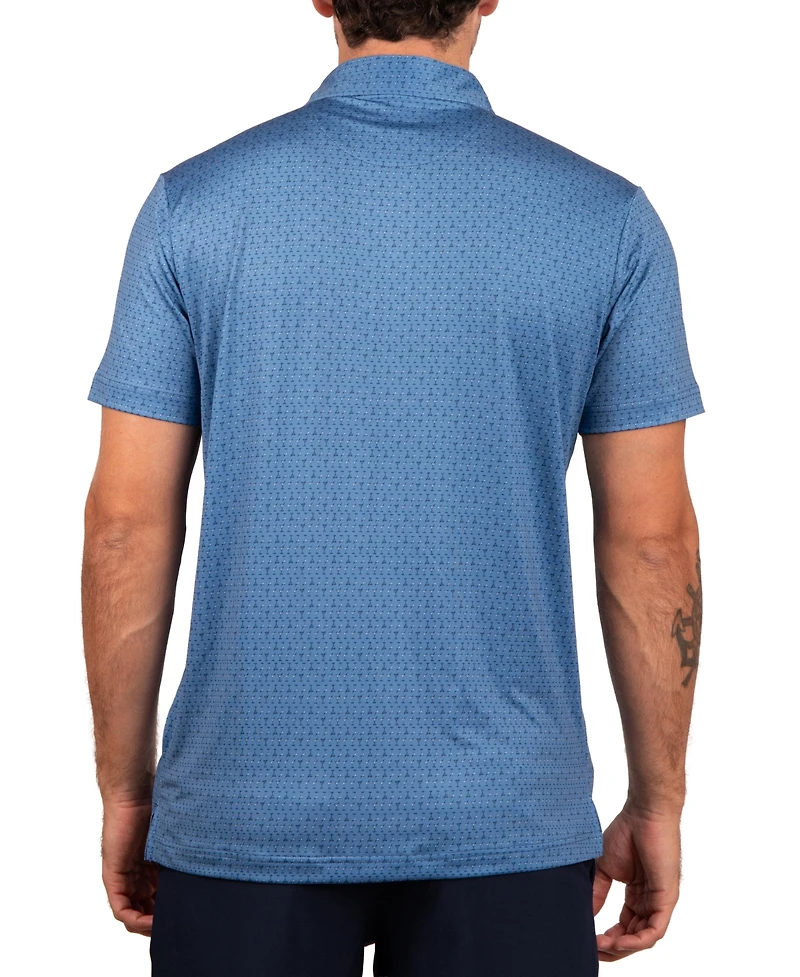 TailorByrd Men's Martini Glasses Performance Polo