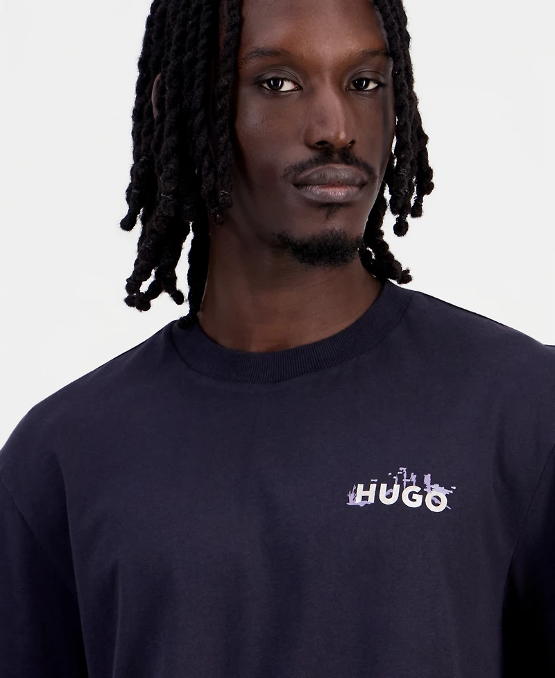Hugo by Boss Men's Noxwash Graphic Crewneck T-Shirt