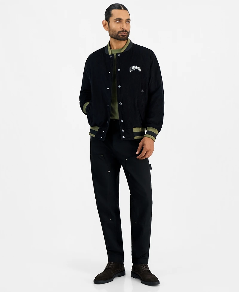 Hugo by Boss Men's Berono Varsity Corduroy Jacket