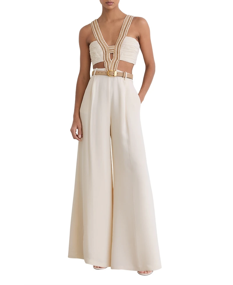 Reiss Women's Scarlett Cut-Out Jumpsuit