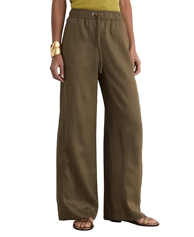 Reiss Women's Riley Lightweight Wide-Leg Pant