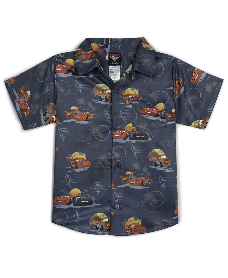 Cars Toddler Boy's (2T-5T) Short Sleeve Button-Down Shirt