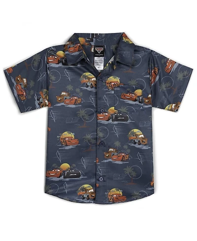 Cars Toddler Boy's (2T-5T) Short Sleeve Button-Down Shirt