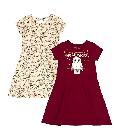 Harry Potter Girls (4-16) Hedwig 2-Piece Skater Dress Set