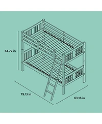Storkcraft Caribou Twin-over-Twin Bunk Bed