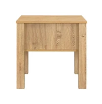 New Classic Furniture Thayer Wood 1-Drawer End Table