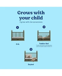 Graco Olivia 3-In-1 Convertible Crib With Drawer