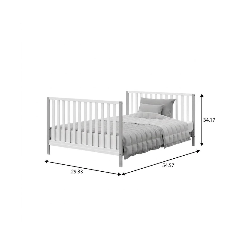 Storkcraft Modern Pacific 4-In-1 Convertible Crib