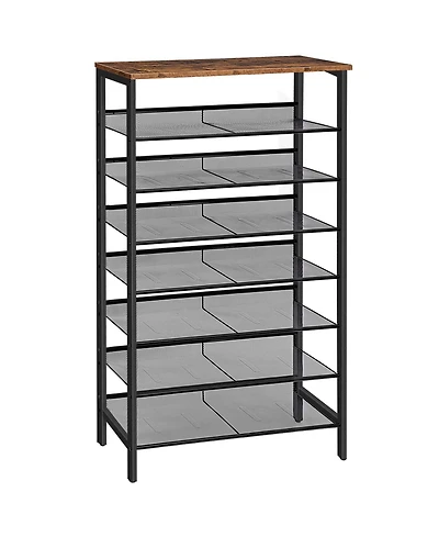 Slickblue 8-Tier Shoe Rack 29.5" with Large Storage Capacity