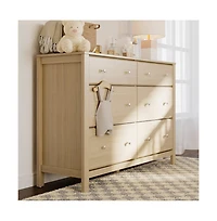 Storkcraft Horizon 6 Drawer Dresser (Driftwood)