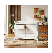 Storkcraft Avalon 6 Drawer Universal Double Dresser