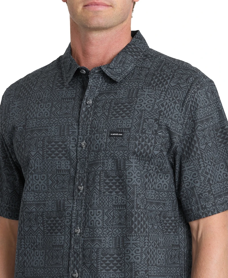 Quiksilver Men's Koa Classic Printed Poplin Shirt