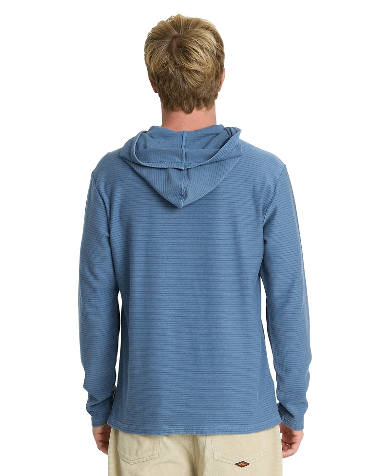 Quiksilver Men's Alamitos Lightweight Textured Knit Hooded Sweatshirt