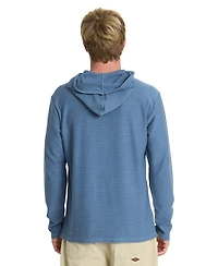 Quiksilver Men's Alamitos Lightweight Textured Knit Hooded Sweatshirt