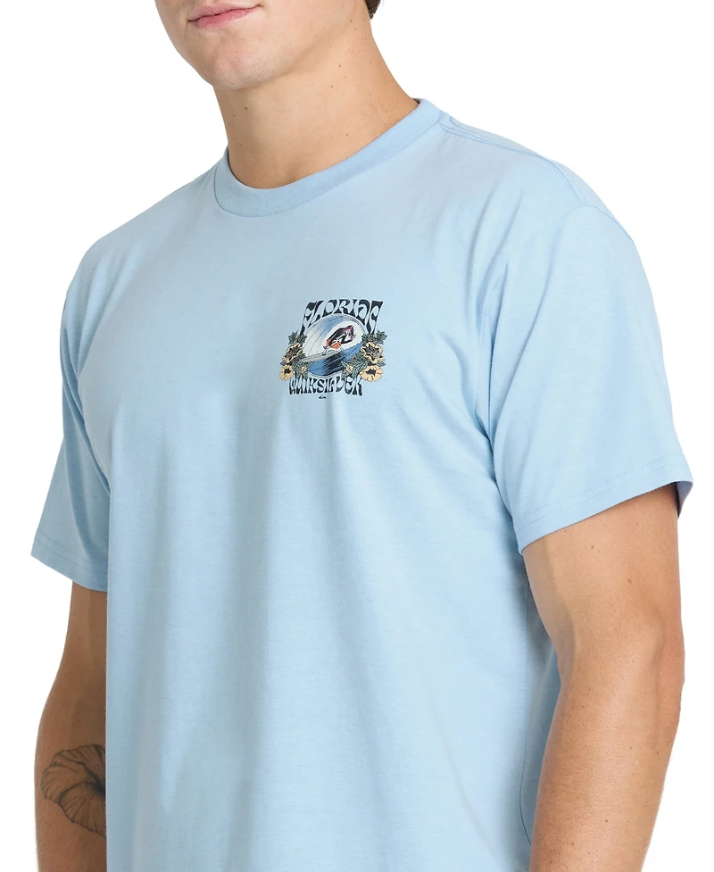 Quiksilver Men's Ringspun Cotton-Blend Crewneck T-Shirt