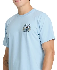 Quiksilver Men's Ringspun Cotton-Blend Crewneck T-Shirt