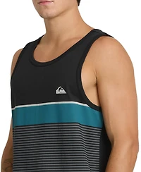 Quiksilver Men's Tijuana Striped Cotton Tank Top