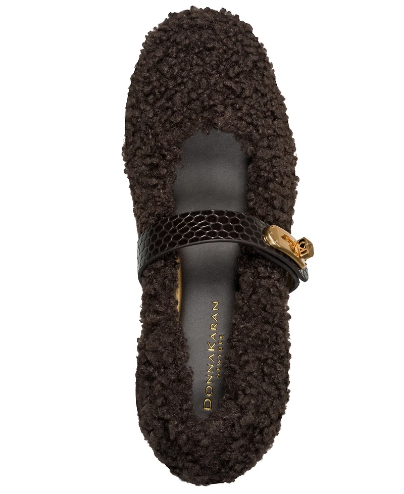 Donna Karan New York Women's Anselm Cozy Mary Jane Flats