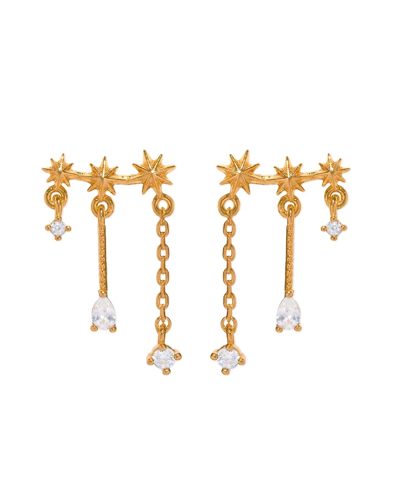 Girls Crew Crystal Celestial Cascade Earrings