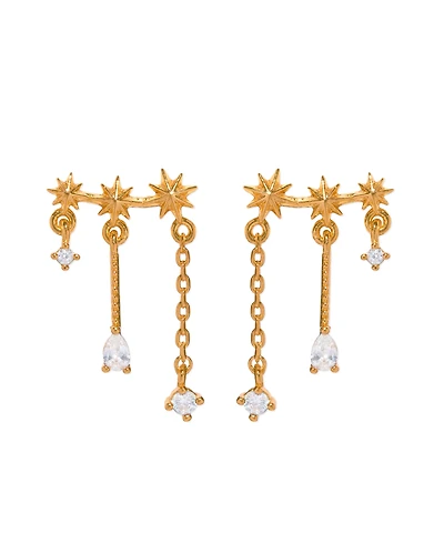 Girls Crew Crystal Celestial Cascade Earrings