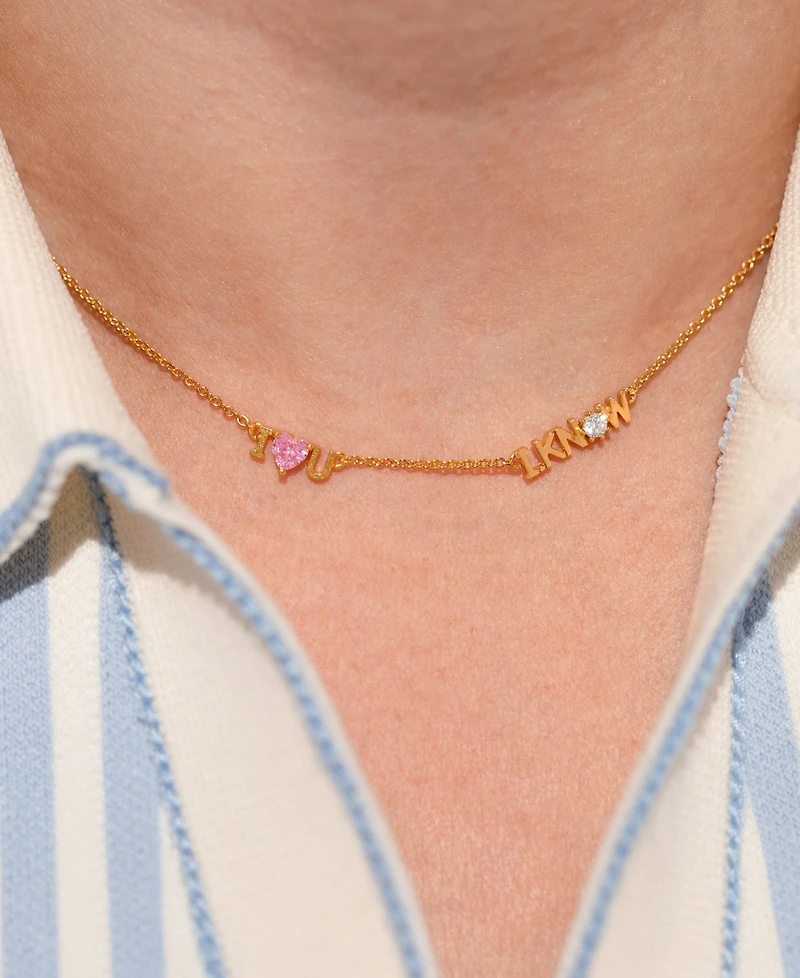 Girls Crew Crystal Star Wars I Love You, I Know Necklace