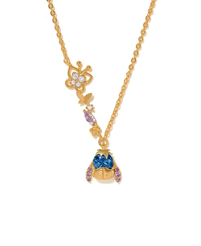Girls Crew Crystal Disney Eeyore Necklace