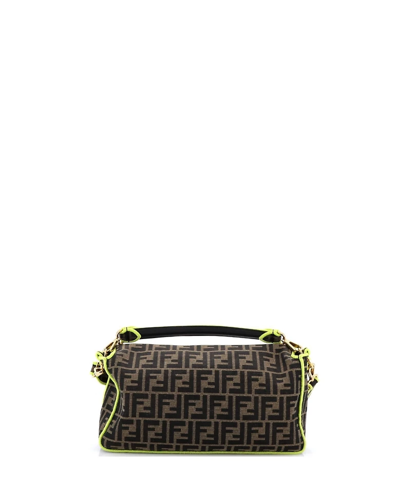Pre-Owned Fendi Large Baguette Nm Bag Zucca Canvas