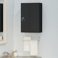 Kleankin Steel Wall Mount Medicine Cabinet 3 Tier Emergency Box for Bathroom