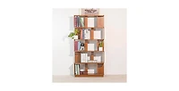 Flynama 31.5 Inch 5-Tier Open Mdf Free Combination Modern Display Bookcase