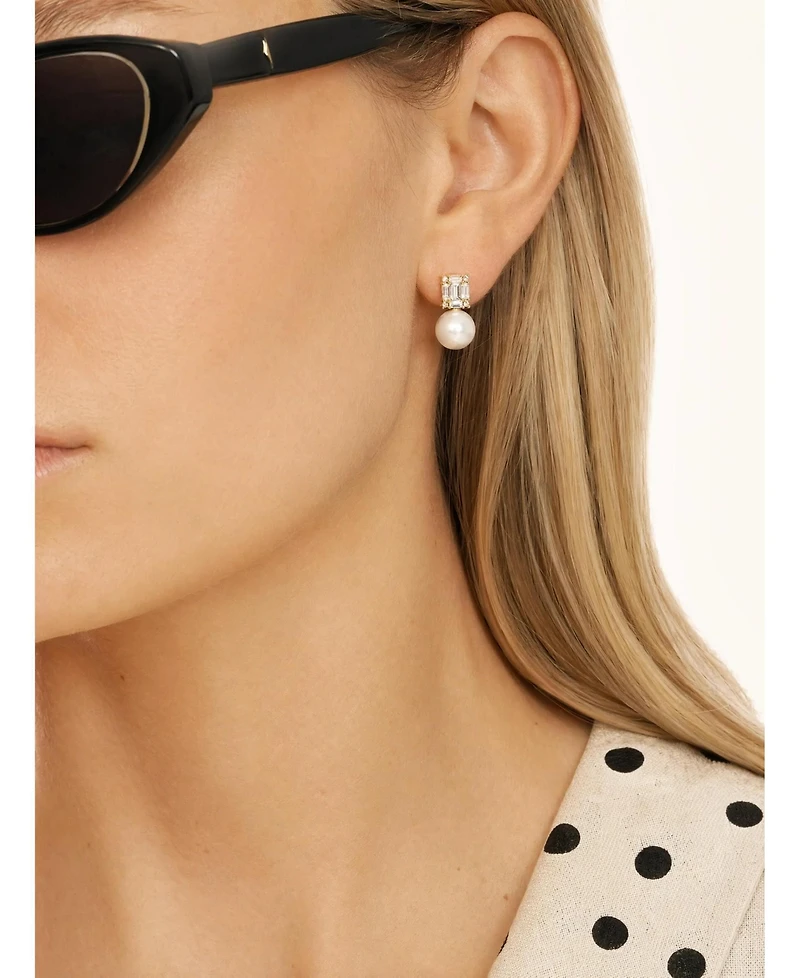 Joey Baby Liten Freshwater Pearl Stud Earrings in 925 Sterling Silver