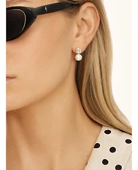 Joey Baby Liten Freshwater Pearl Stud Earrings in 925 Sterling Silver