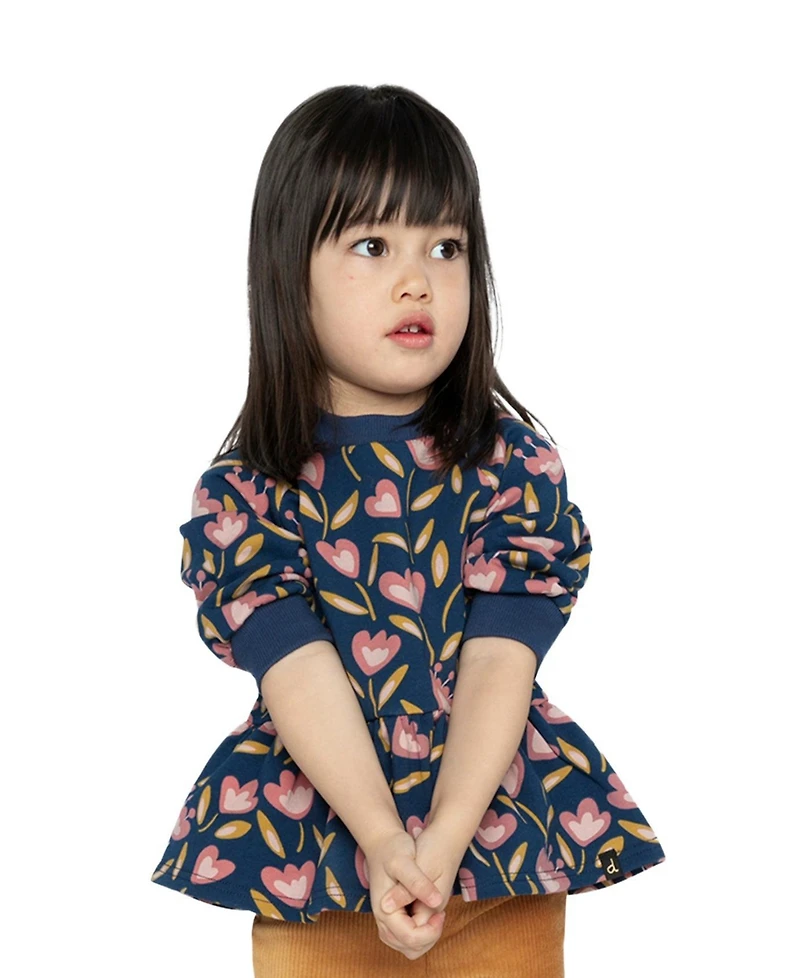 Deux par Toddler Girl (2-5)French Terry Top