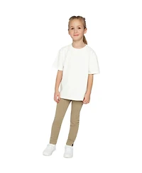 Deux par Little and Big Girl(6-12) Jacquard Leggings Sage