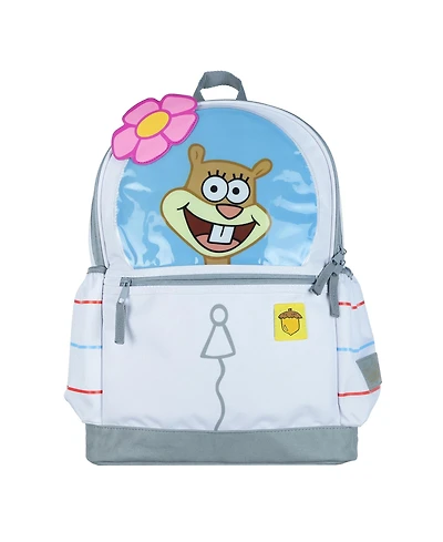 SpongeBob SquarePants Nickelodeon Backpack Sandy Cheeks Design 16 Inch Tote Book Bag