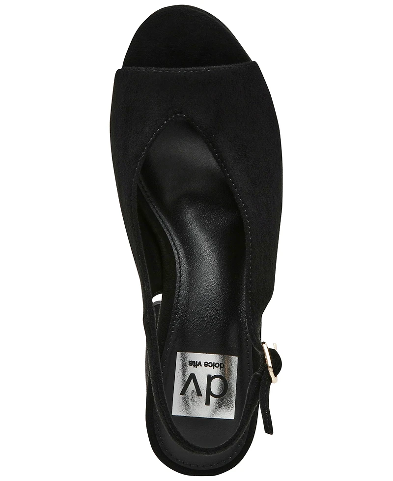 Dv Dolce Vita Women's Wildan Slingback Platform Dress Sandals