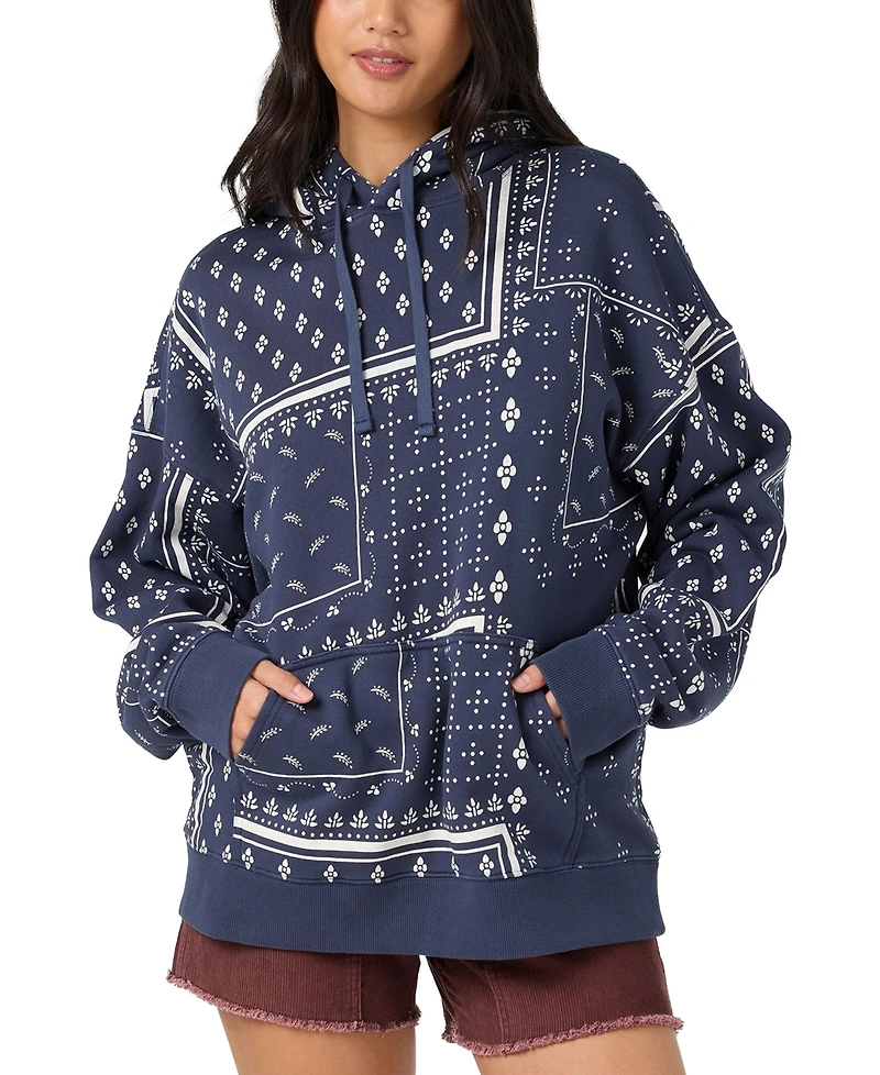 O'Neill Women's Oversized Printed Hooded Sweatshirt