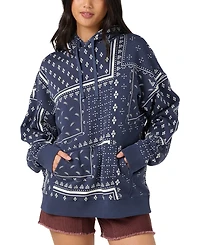 O'Neill Women's Oversized Printed Hooded Sweatshirt