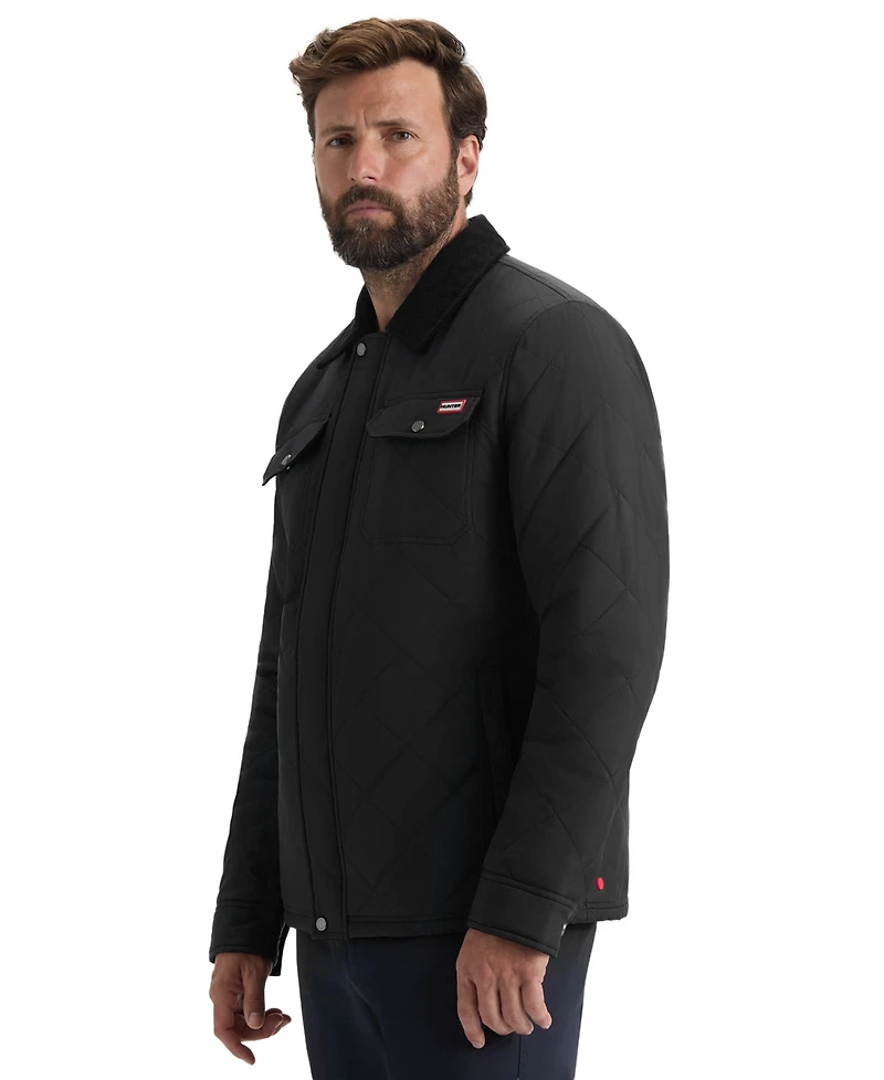 Hunter Men's Quilted Sherpa Long-Sleeve Jacket