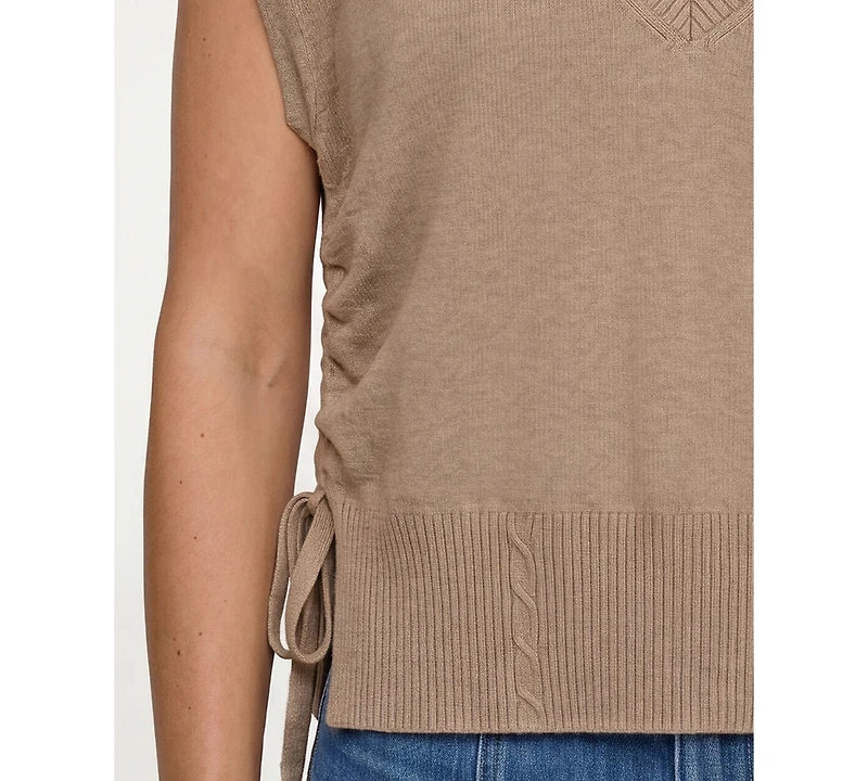 Liverpool Los Angeles Women's V-Neck Dolman-Sleeve Sweater